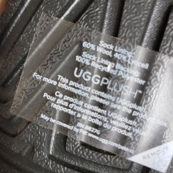 NEW UGG Bootie Classic Ultra Mini Boots Womens 11 Black Suede Winter Cozy Fur - Picture 7 of 9